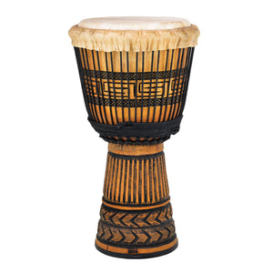 Djembe Standard Skin + Hair, 26" tall, 12-13" head-1