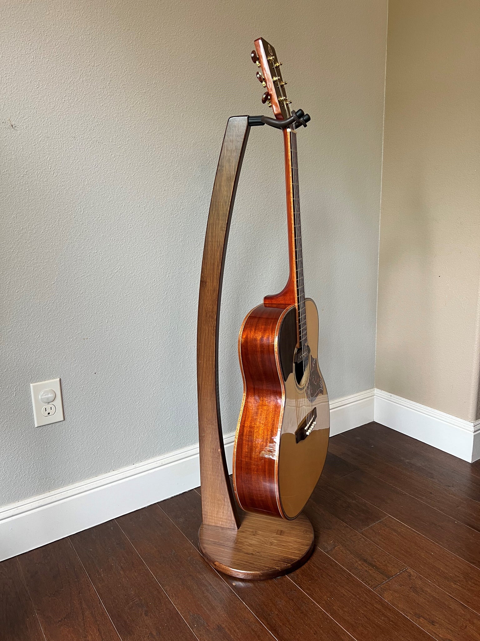 Kalena Tall Bamboo Acoustic Guitar Stand Clearance 50% off original pr