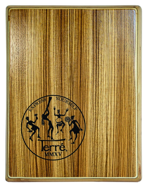 GECKO PAD-2 Birch and Zebra Wood Portable Cajon Drum